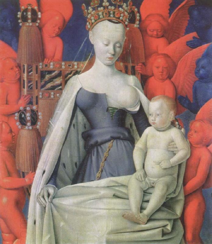 Jean Fouquet The melun Madonna China oil painting art